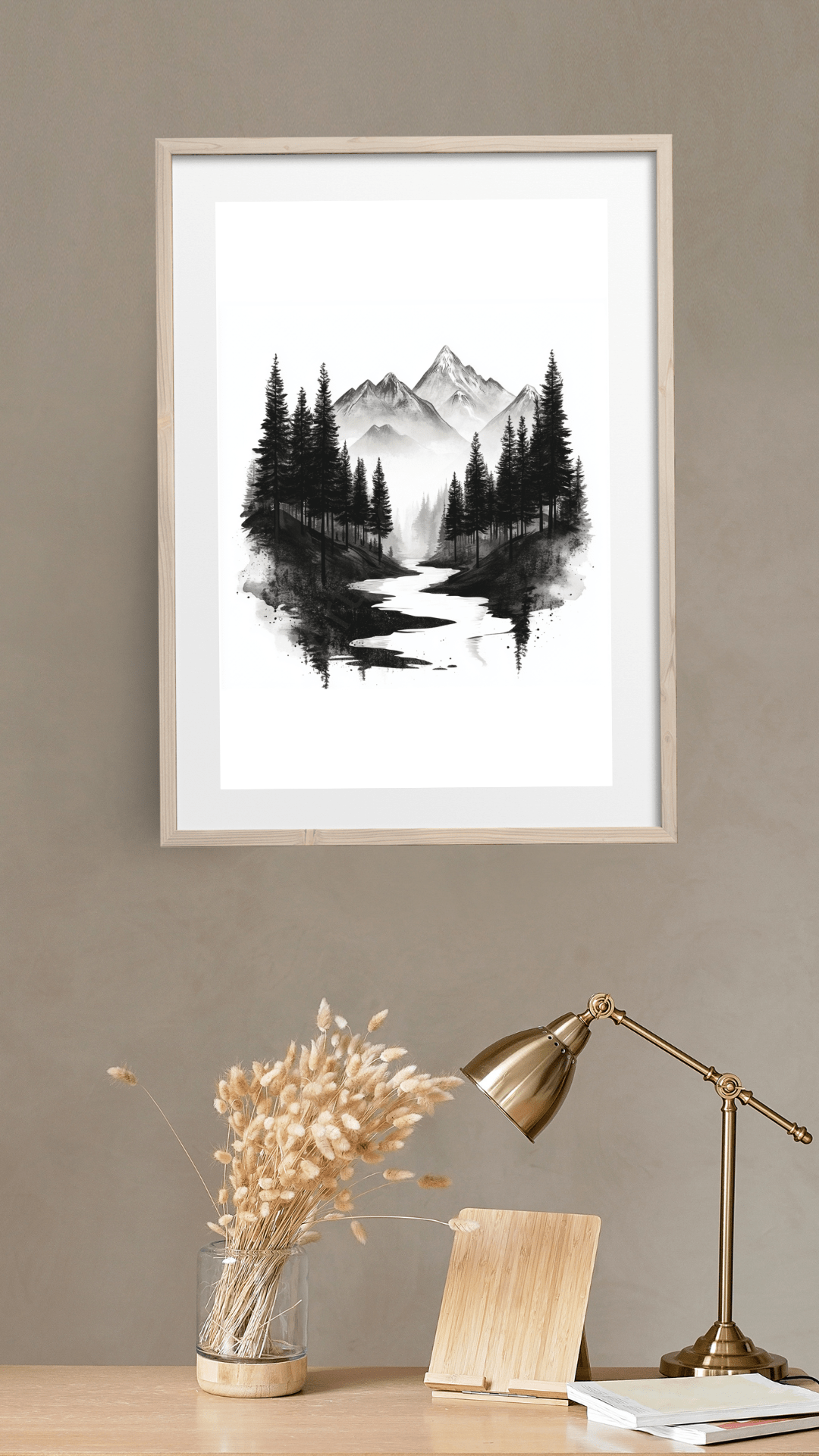 Ruhige Berglandschaft - Digitaler Download - ArtyFi Originals -