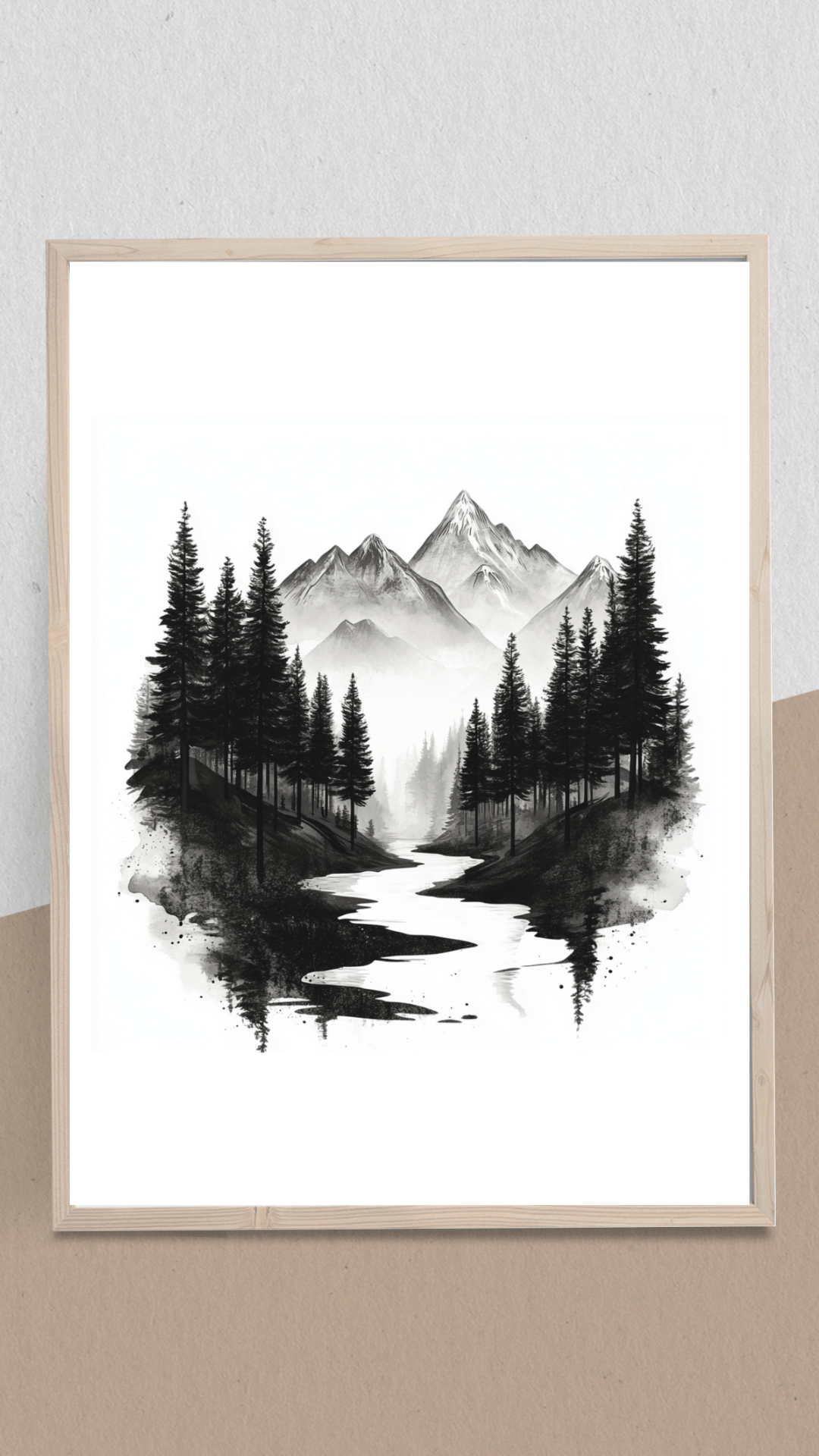 Ruhige Berglandschaft - Digitaler Download - ArtyFi Originals -