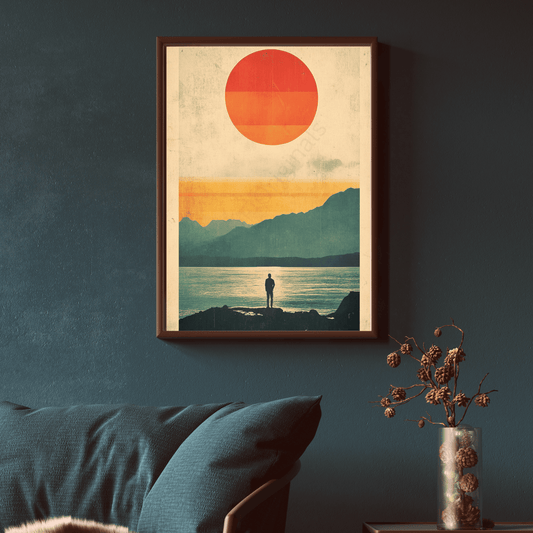 Vintage Sun at the lake - Digitaler Download - ArtyFi Originals - 
